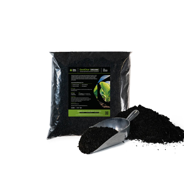 GeniChar Organic: Organic Biochar Activated with Proprietary Beneficial Microbe Populations